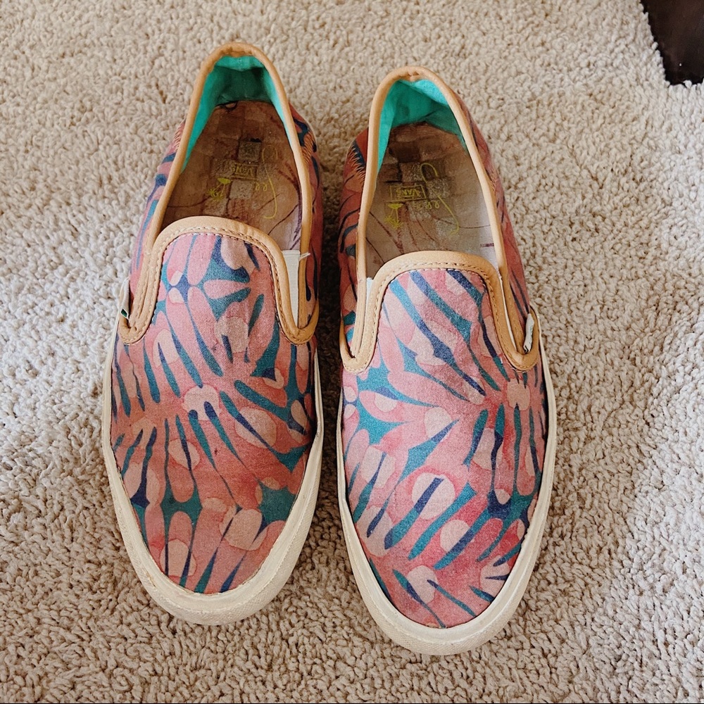 Vans authentic canvas skate shoes women size 8